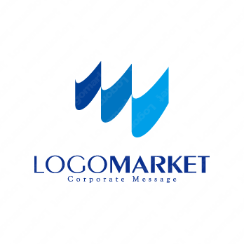 成長とリズミカルとM、Wのロゴ