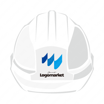 成長とリズミカルとM、Wのロゴ