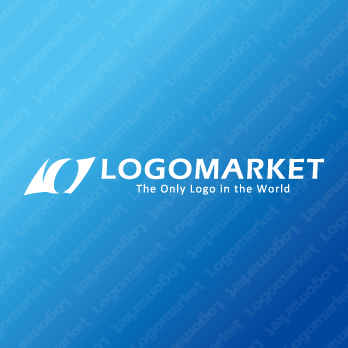 旗とタイヤと風のロゴ