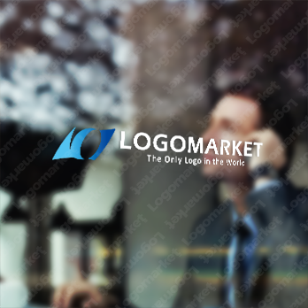 旗とタイヤと風のロゴ