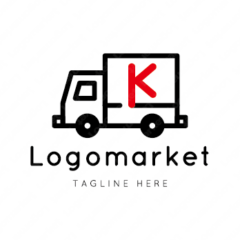 Kと車とトラックのロゴ