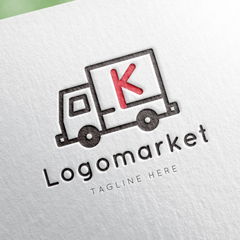 Kと車とトラックのロゴ