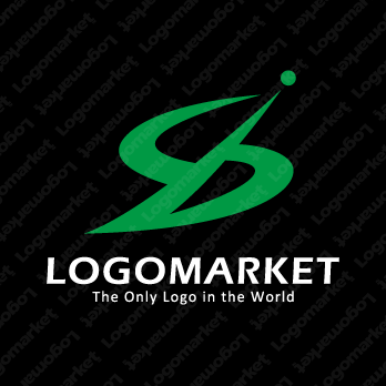 軌道と伸びると上昇のロゴ