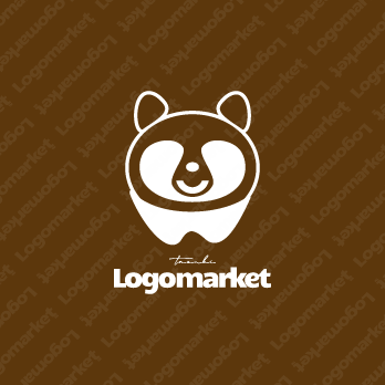 かわいいとキャラクターと歯のロゴ