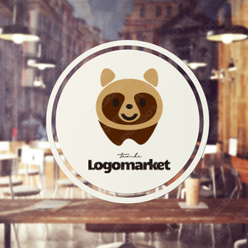 かわいいとキャラクターと歯のロゴ