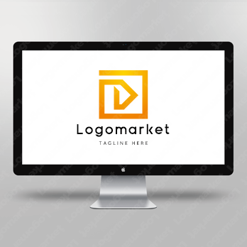 Dとdと正方形のロゴ