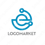 テクノロジーとeと効率化のロゴ