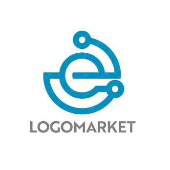 テクノロジーとeと効率化のロゴ