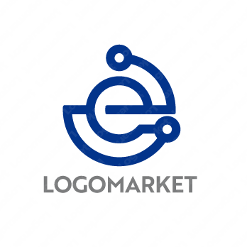 テクノロジーとeと効率化のロゴ