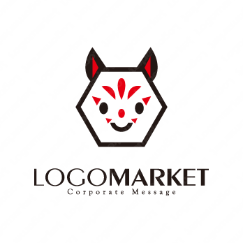 豊饒の神とお稲荷様と日本のロゴ