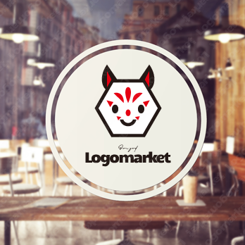 豊饒の神とお稲荷様と日本のロゴ