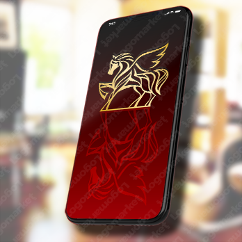 Aとaと虹のロゴ