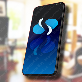 Sと立体と曲線のロゴ