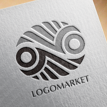 翼と楕円と陰陽のロゴ