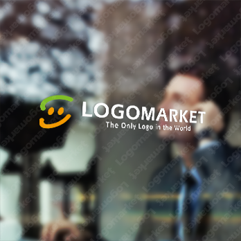 笑顔とまわるとシンプルのロゴ