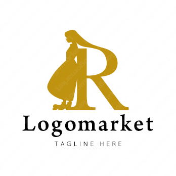 Rと人と女性のロゴ