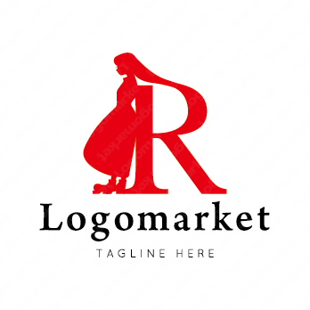 Rと人と女性のロゴ