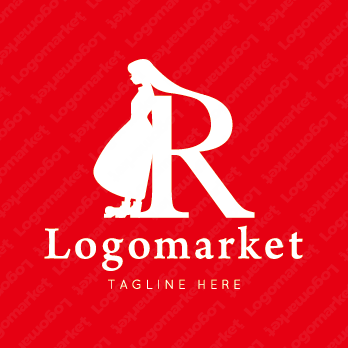 Rと人と女性のロゴ