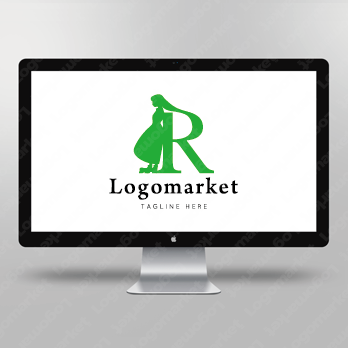 Rと人と女性のロゴ