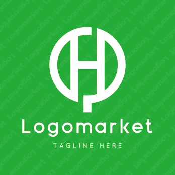 Hとhと木のロゴ