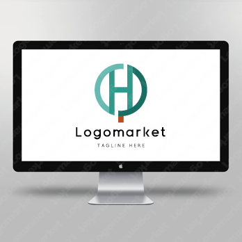 Hとhと木のロゴ