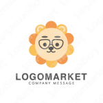 ライオンと医師とメガネのロゴ