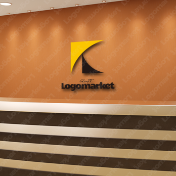 K & Tと洗練と重機のロゴ