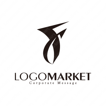 Fと挑戦と上昇志向のロゴ