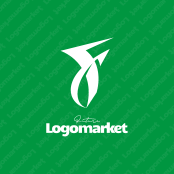 Fと挑戦と上昇志向のロゴ