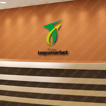 Fと挑戦と上昇志向のロゴ