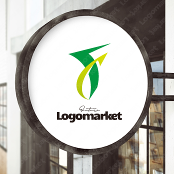 Fと挑戦と上昇志向のロゴ