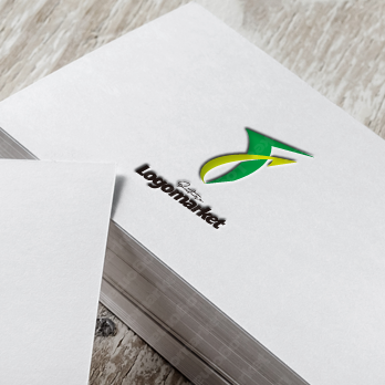 Fと挑戦と上昇志向のロゴ