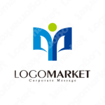 翼と本と双葉のロゴ