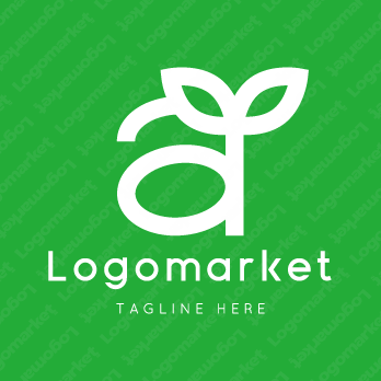 aとAと植物のロゴ