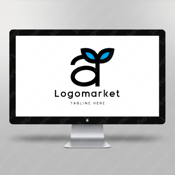 aとAと植物のロゴ