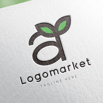 aとAと植物のロゴ