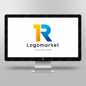 Rと1とナンバーワンのロゴ