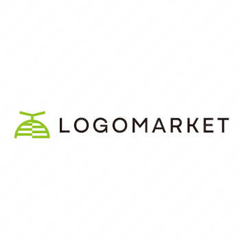 メロンと果物とフルーツのロゴ