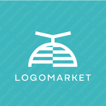 メロンと果物とフルーツのロゴ