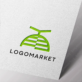 メロンと果物とフルーツのロゴ