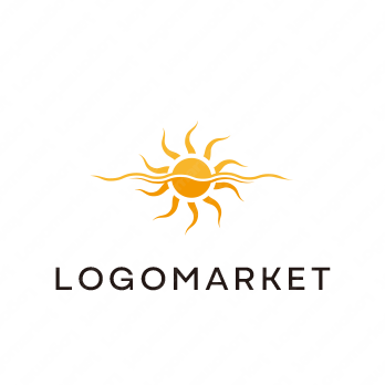 太陽とエネルギーと 安心感のロゴ