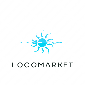 太陽とエネルギーと 安心感のロゴ