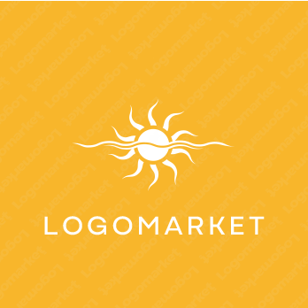 太陽とエネルギーと 安心感のロゴ