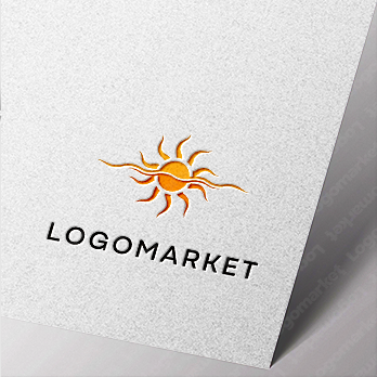 太陽とエネルギーと 安心感のロゴ