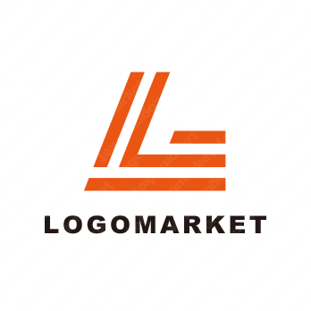 Lとスピードとラインのロゴ