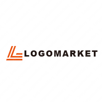 Lとスピードとラインのロゴ