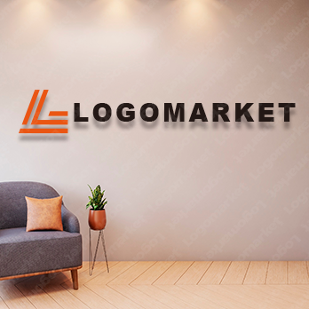 Lとスピードとラインのロゴ