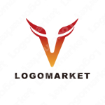 牛と闘牛と Vのロゴ