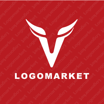 牛と闘牛と Vのロゴ