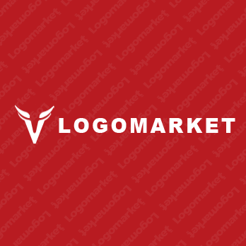 牛と闘牛と Vのロゴ